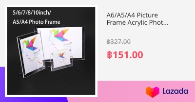 A6/A5/A4 Picture Frame Acrylic Photo Frames Certificate Camp Poster ...