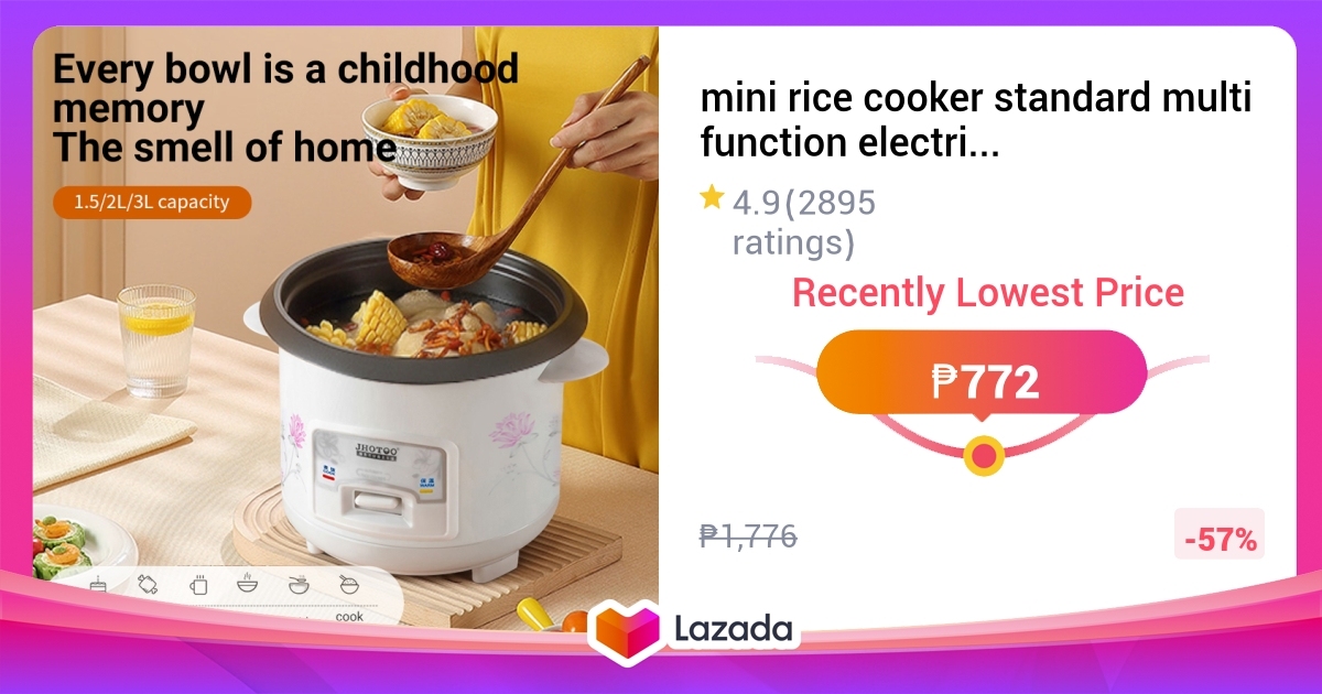 mini rice cooker standard multi function electric cooker with steamer ...