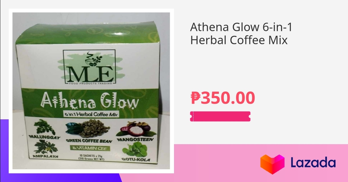 Athena Glow 6in1 Herbal Coffee Mix