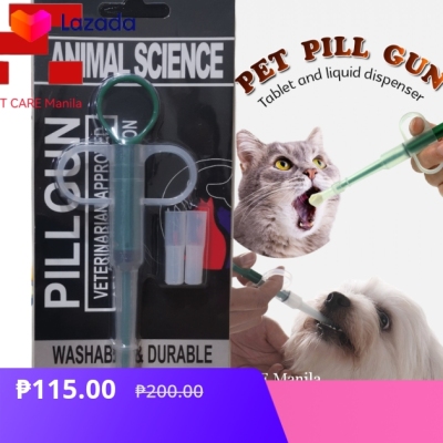 Animal Science PET PILL GUN, for Dogs and Cats (for Tablets, Capsules ...