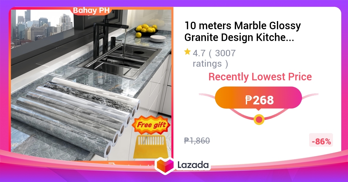 10 Meters Marble Glossy Granite Design Kitchen Decorate Self Adhesive 10-meters-marble-glossy-granite-design-kitchen-decorate-self-adhesive
