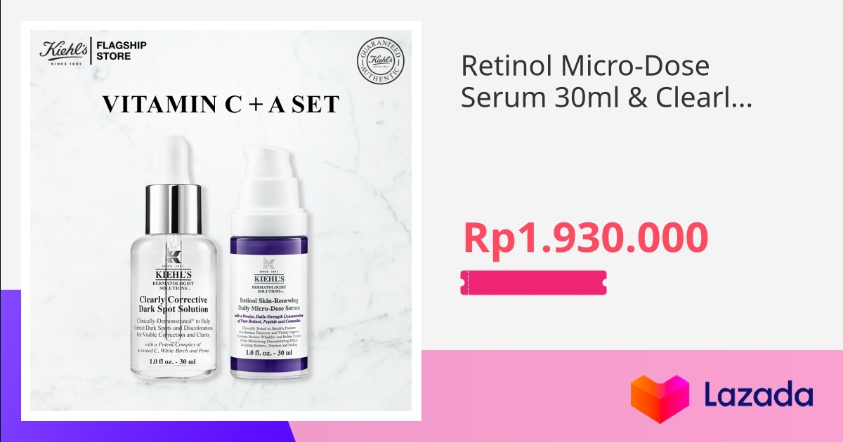 Retinol MicroDose Serum 30ml & Clearly Corrective Dark Spot Solutions