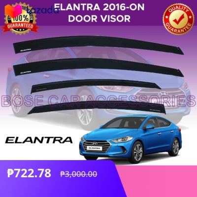 JDM Visors 2.0 mm 4pc Out Channel Rain Guard For Hyundai Elantra 2001