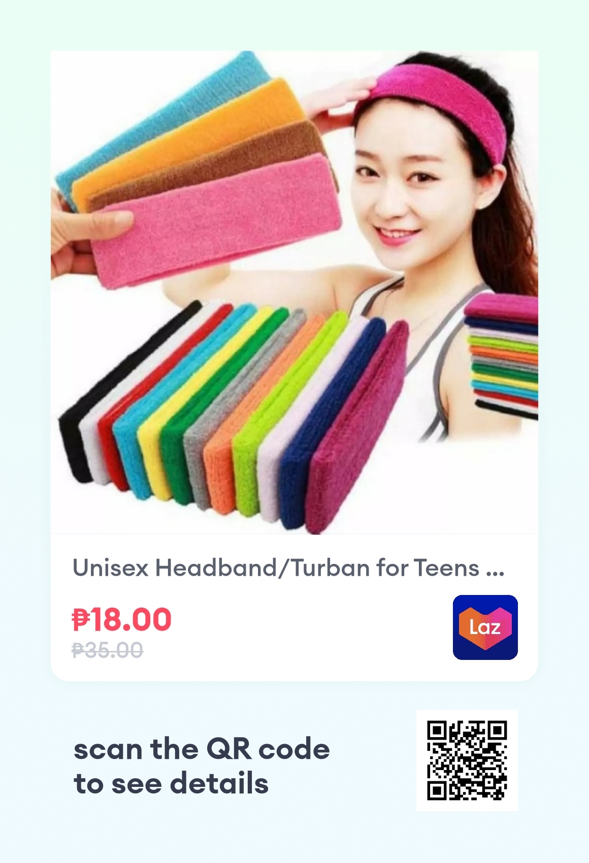 Unisex headband turban for teens adult