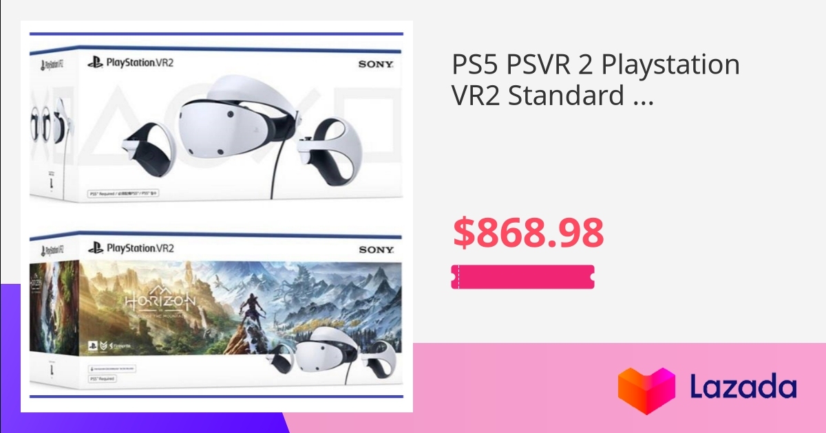 PS5 PSVR 2 Playstation VR2 Standard / Bundle * 12 Months Playstation ...