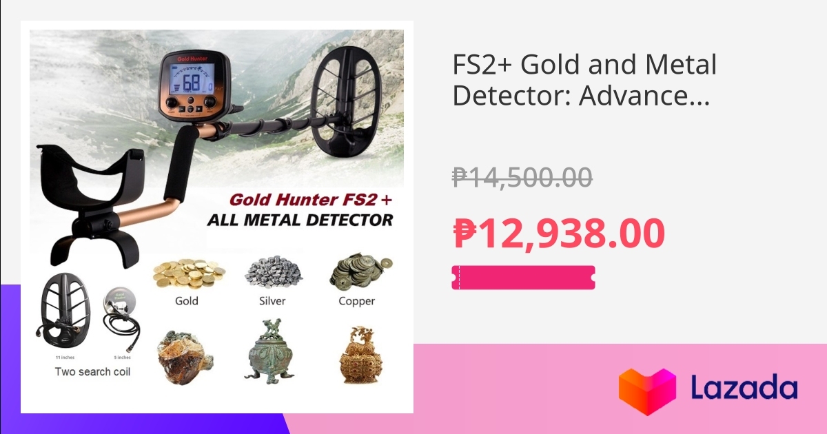 FS2+ Gold and Metal Detector: Advanced Technology for Precise Detection