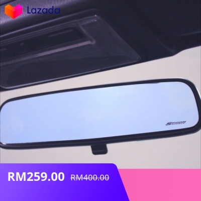 SPOON Blue Wide Rear View Mirror Honda CRZ ZF1 Insight ZE2 Jazz Fit GE8 ...