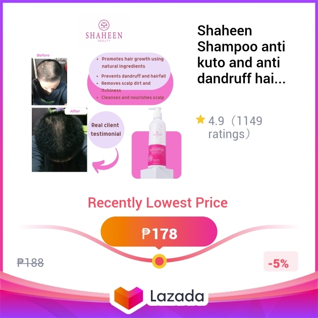 Shaheen Shampoo anti kuto and anti dandruff hair grower for kuto