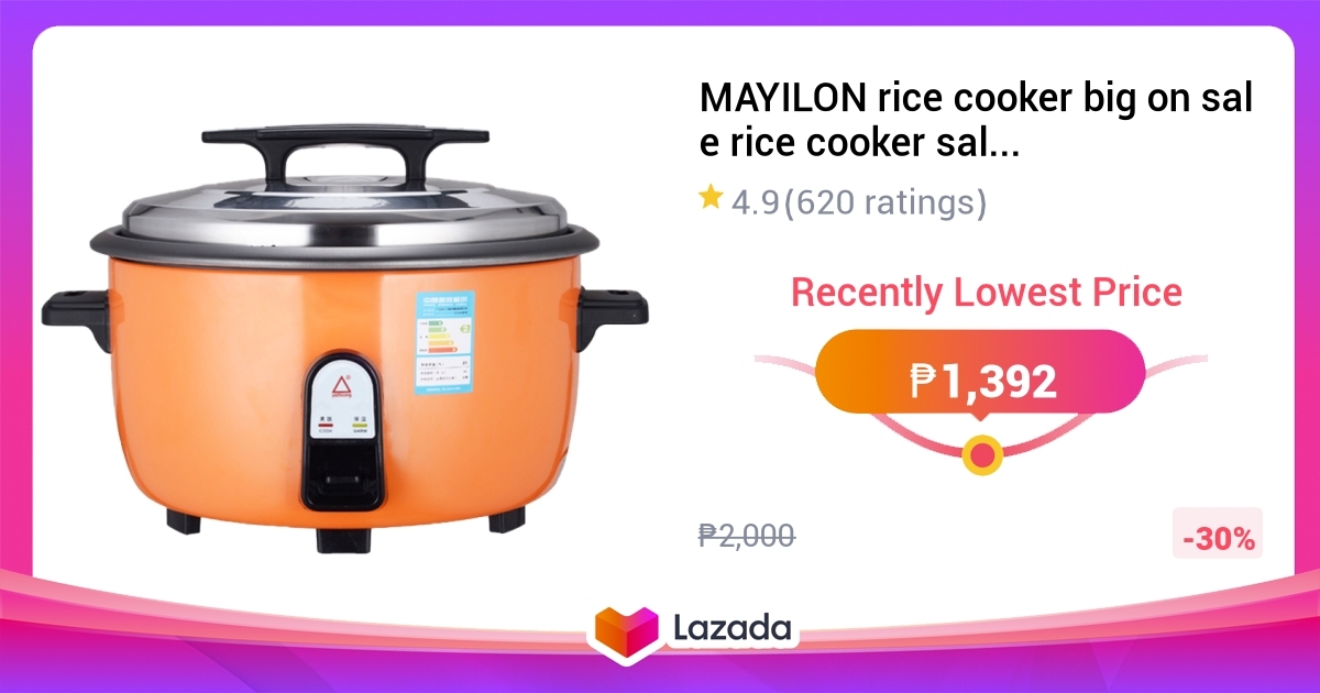 MAYILON rice cooker big on sale rice cooker sale lowest price electric cooker special price big