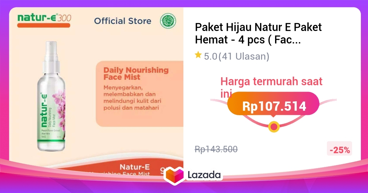 Paket Hijau Natur E Paket Hemat Pcs Face Cream Soft Capsule