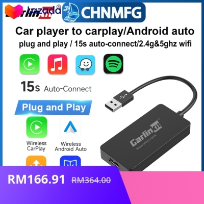 Carlinkit Wireless CarPlay Adapter android auto dongle car link kit ...