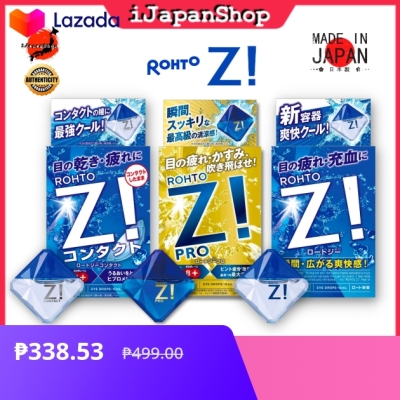 Rohto Z! Super Cool Eye Drops/ Contacts for Soft Lens/ Rohto Z Pro 12ml