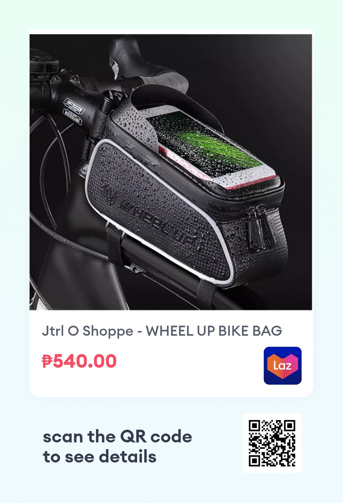 Jtrl O Shoppe WHEEL UP BIKE BAG