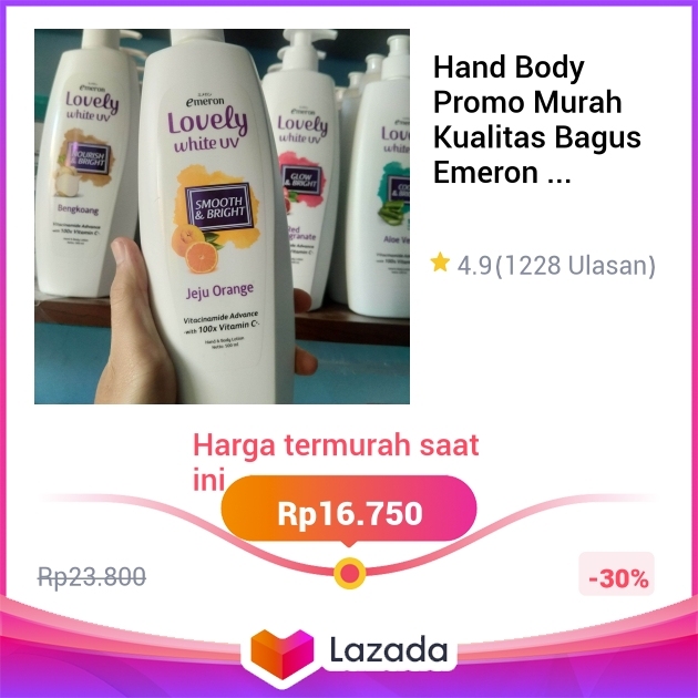 Hand Body Promo Murah Kualitas Bagus Emeron Marina Hand Body Lovely