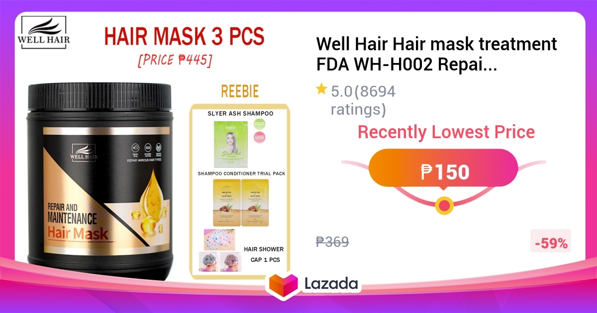 Well Hair Hair mask treatment FDA WH-H002 Repair And Maintenance Hair ...