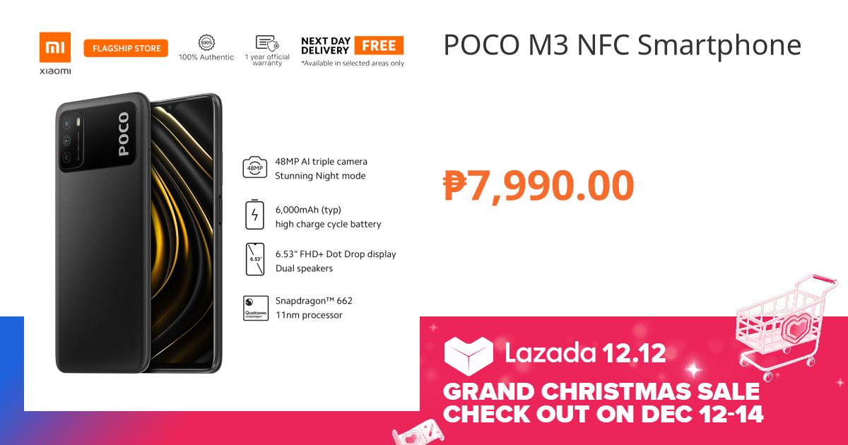 POCO M3 NFC Smartphone | Online Shopping Lazada