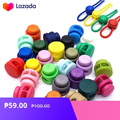 JULIA 5mm 10Pcs Elastic Rope Spring Buckle Adjustment for Hats Bags ...