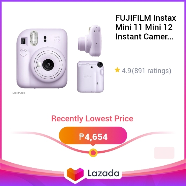 FUJIFILM Instax Mini 11 Mini 12 Instant Camera with AA Batteries