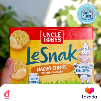 Bánh quy nhúng phô mai Uncle Tobys Nacho Cheese Le Snak Hộp 6 cái