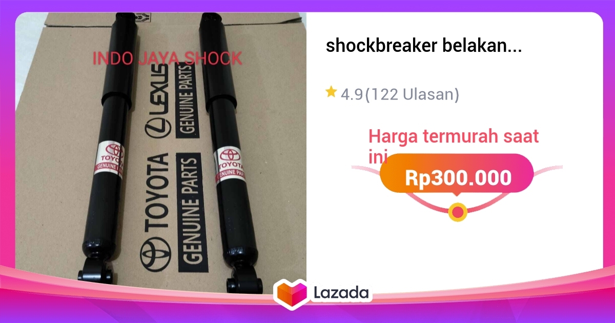 Shockbreaker Belakang Avanza Xenia Veloz Rush Terios Original Harga Sepasang