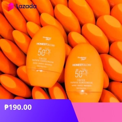 Honest Glow Tinted Papaya Sunscreen