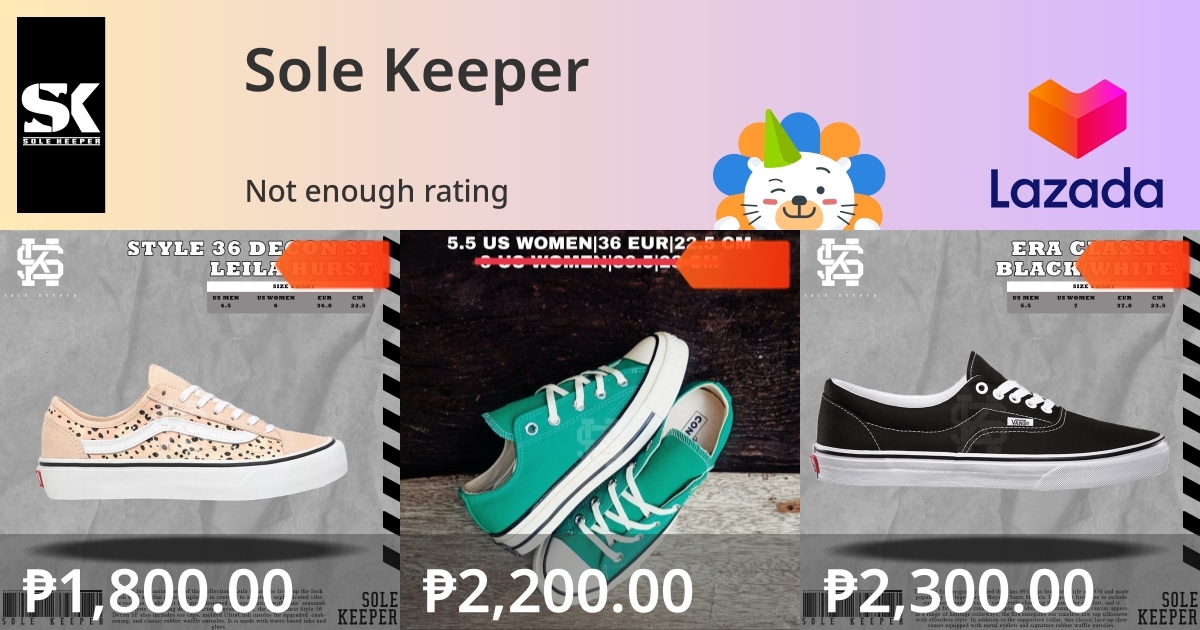 Sole Keeper Lazada Philippines
