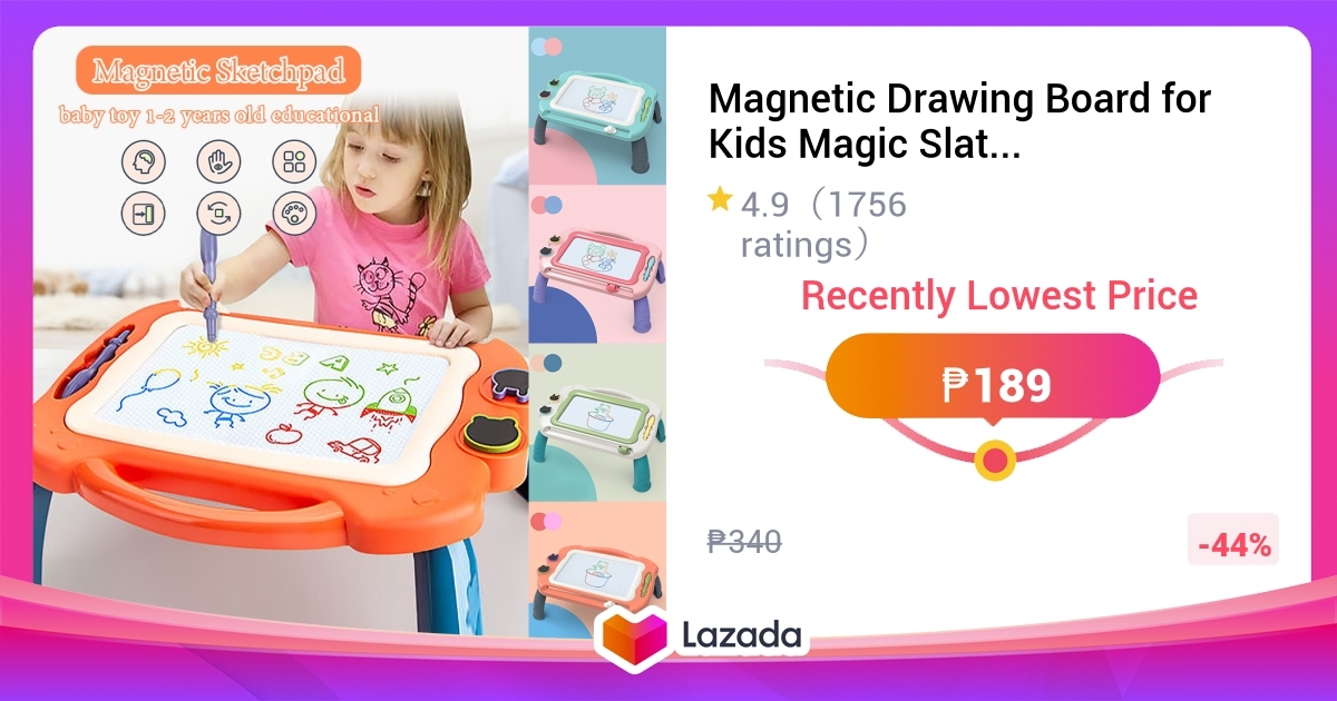 Magnetic Drawing Board for Kids Magic Slate Writing Board Large ...