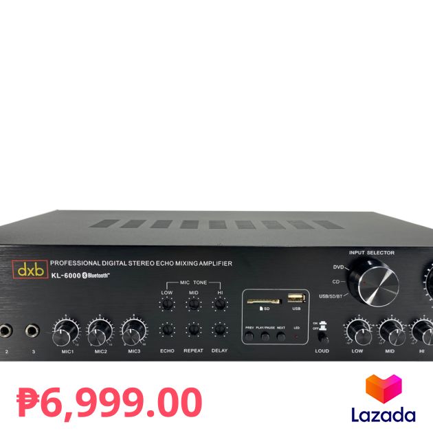 dxb KL6000 integrated amplifier (300w RMS / 3000w PMPO) 3Mic Input, 3