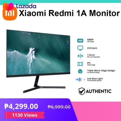 Xiaomi 1A Redmi Monitor 23.8 Inch 1080p HD IPS 75Hz Computer Display ...