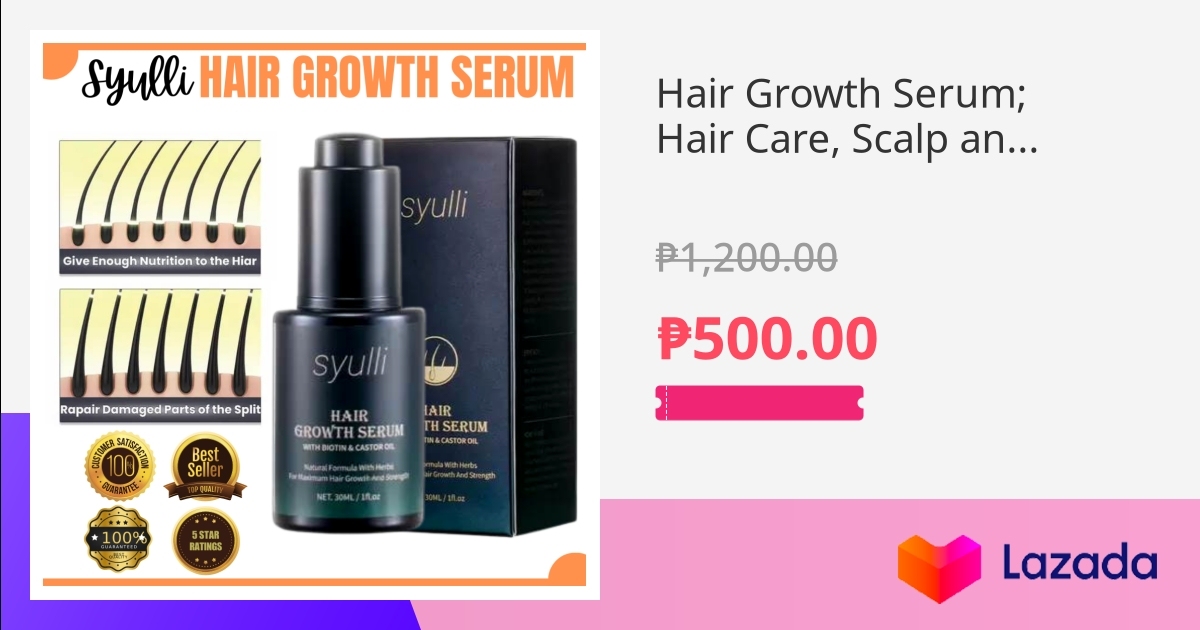 Hair Growth Serum; Hair Care, Scalp and Hair Treatment, Premium Quality