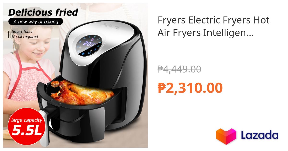 Fryers Electric Fryers Hot Air Fryers Intelligent electric fryer, air