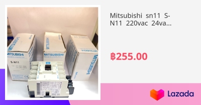Mitsubishi sn11 S- N11 220vac 24vac 48vac 110vac 380vac 20A รับประกัน ...
