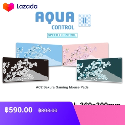 X-Raypad Aqua Control II Sakura Gaming Mouse Pads L Size 360x300x4mm
