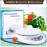 Cân tiểu ly điện tử mini nhà bếp Kitche Scale, Cân điện tử mini độ chính xác cao định lượng 0.1Gr đến 5000Gr, Tặng kèm 2 pin AAA