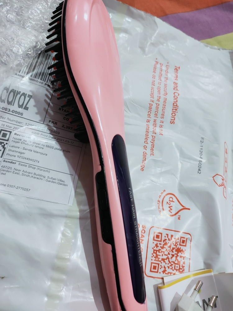 Elle Hair Straightening Brush, Beauty Personal Care, Hair On Carousell