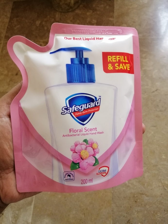  Safeguard Liquid Hand Soap Wash Floral Scent 200ml