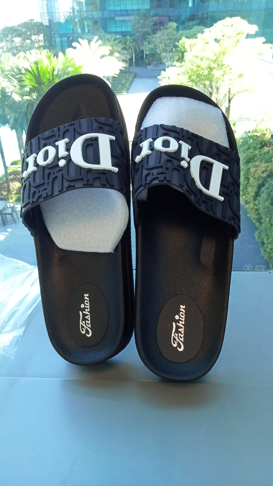 🔥 READY STOCK 🔥 Dior Words Korea Fashion Selipar Perempuan / Kasut  Perempuan / Slide Sandal Women / Women Shoes