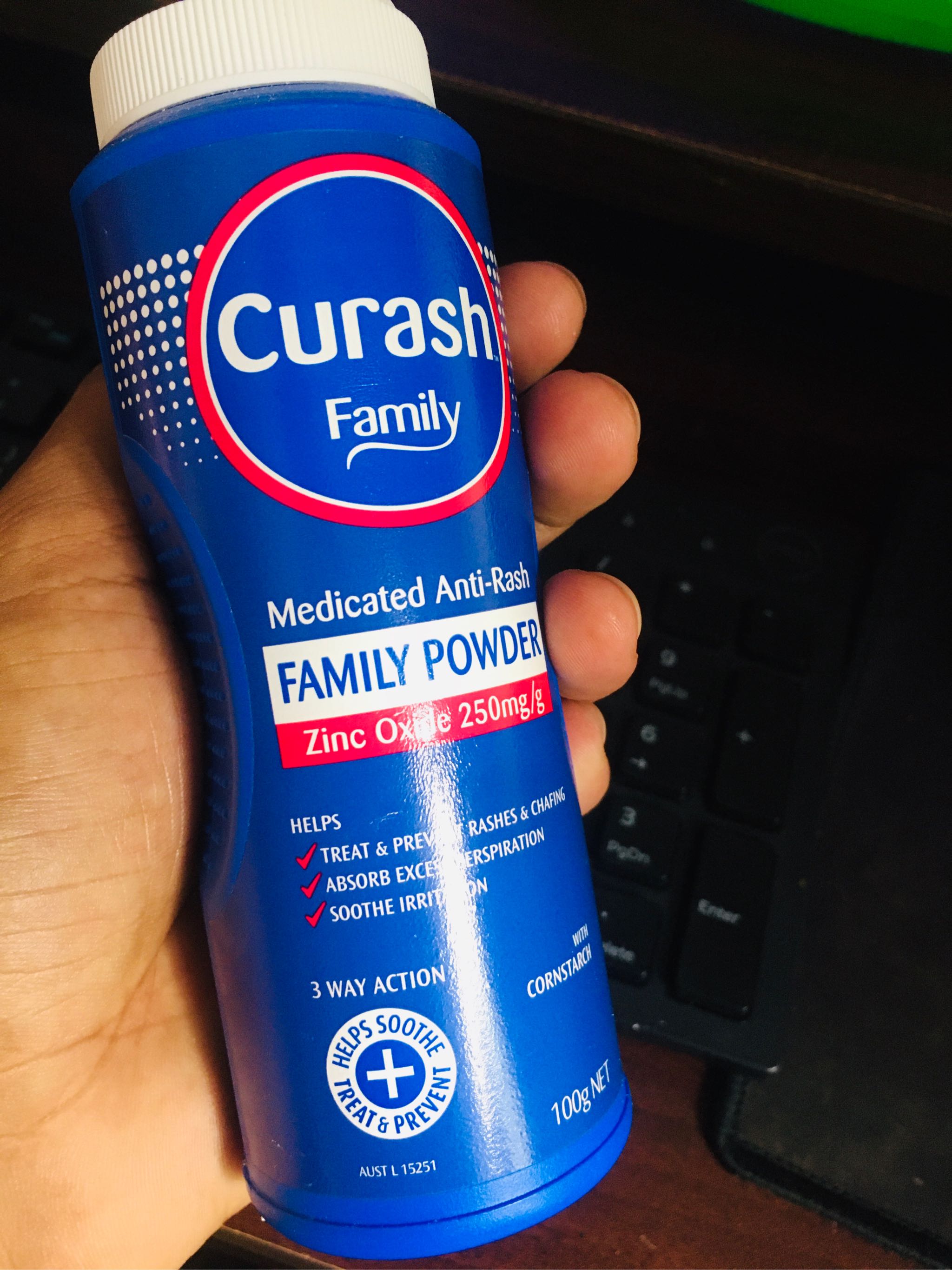 Curash Medicated Anti-Rash Family Powder, 100G