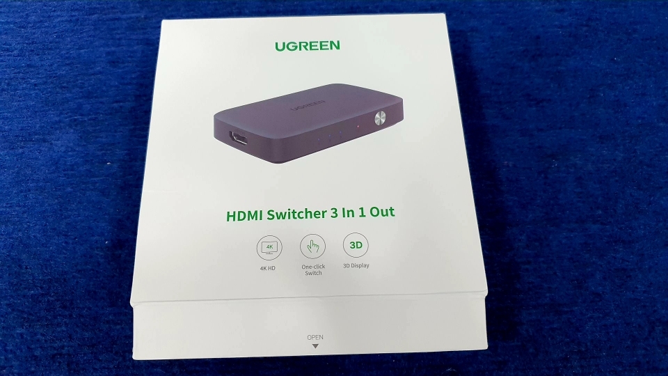 Ugreen 4K HDMI Switch for Xiaomi Mi Box 3 In 1 Out HDMI Switcher