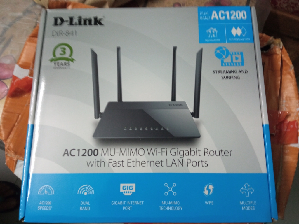 D-link Router DIR-841 AC1200 MU-MIMO Wi-Fi Gigabit Router: Buy 