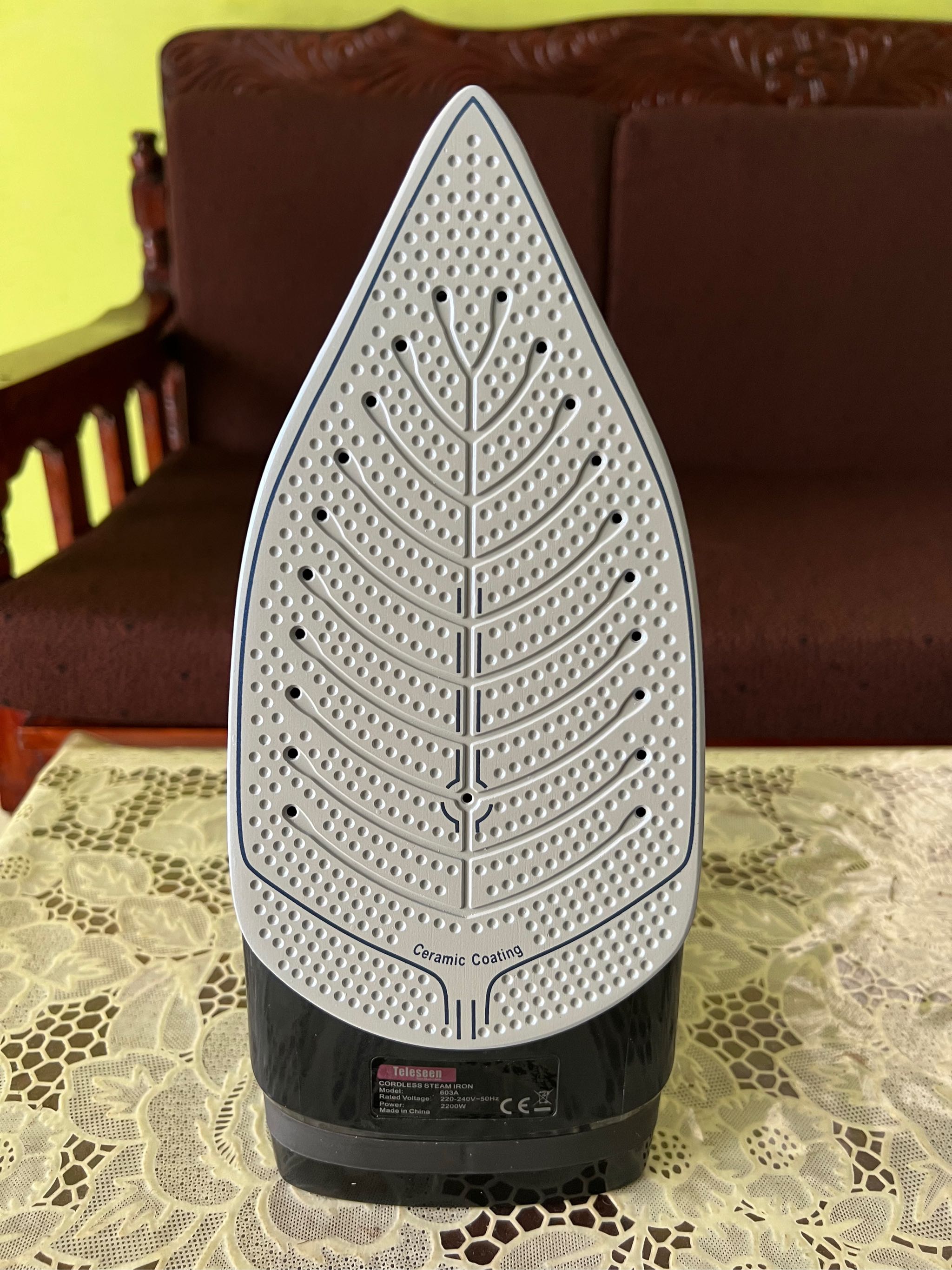 teleseen cordless steam iron