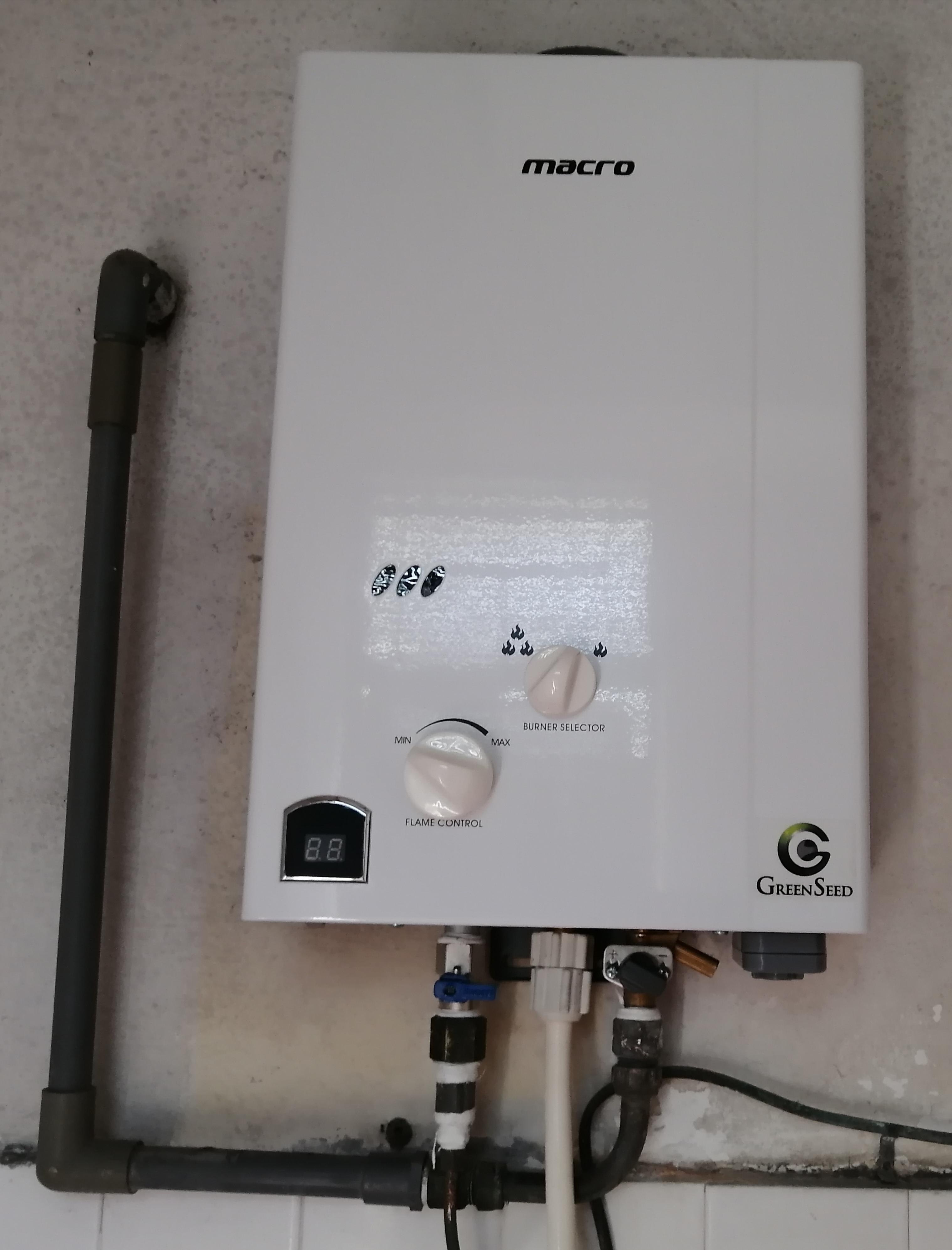 Heating Stove Gas Geyser Makro Macro Gas Water Heater Macro Gas