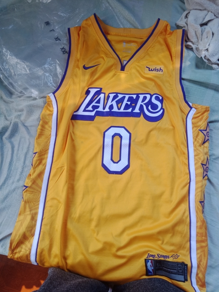 Nike Men's Kyle Kuzma Los Angeles Lakers City Edition Swingman Jersey - Yellow