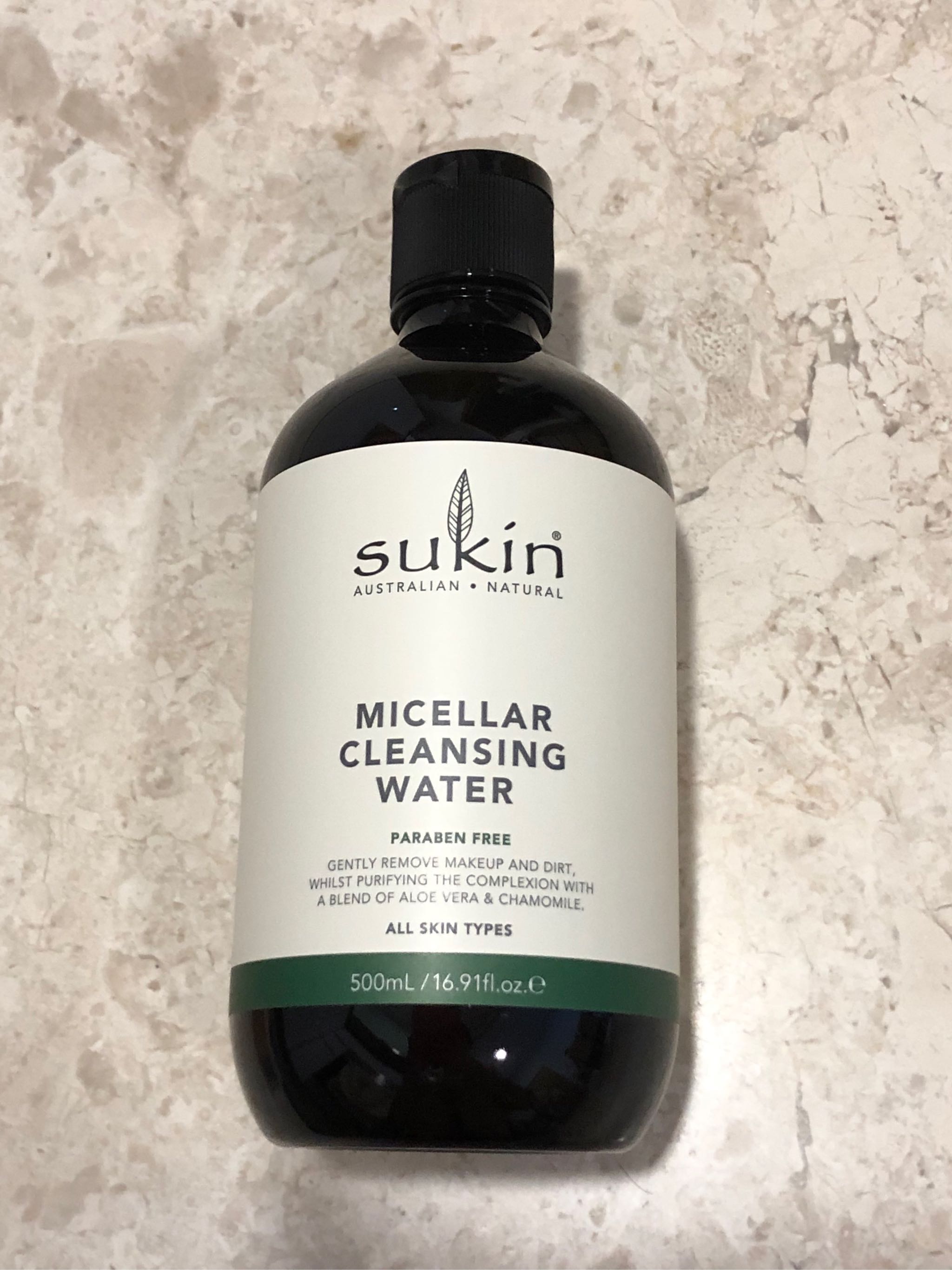 sukin cleansing water
