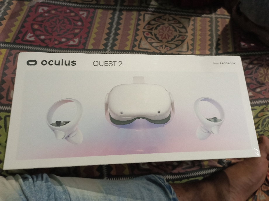 Vr Gaming Oculus Quest Box Size VR Headset 128 GB Meta Oculus