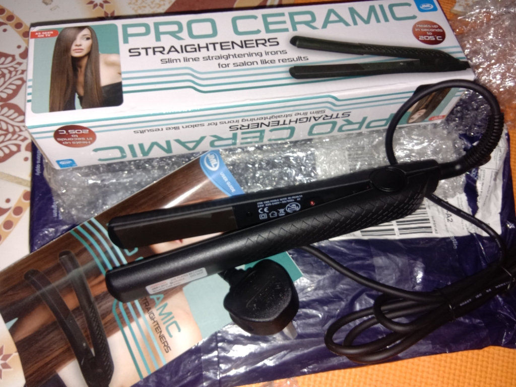 jml pro ceramic hair straightener