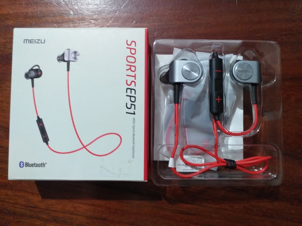 MEIZU EP51 Sports Bluetooth Earphones BLACK หูฟังสปอร์ตอินเอียร์