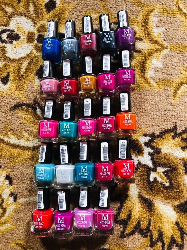 pack of 24 peel off nail paint nail polish: Buy Online at Best Prices in  Pakistan 