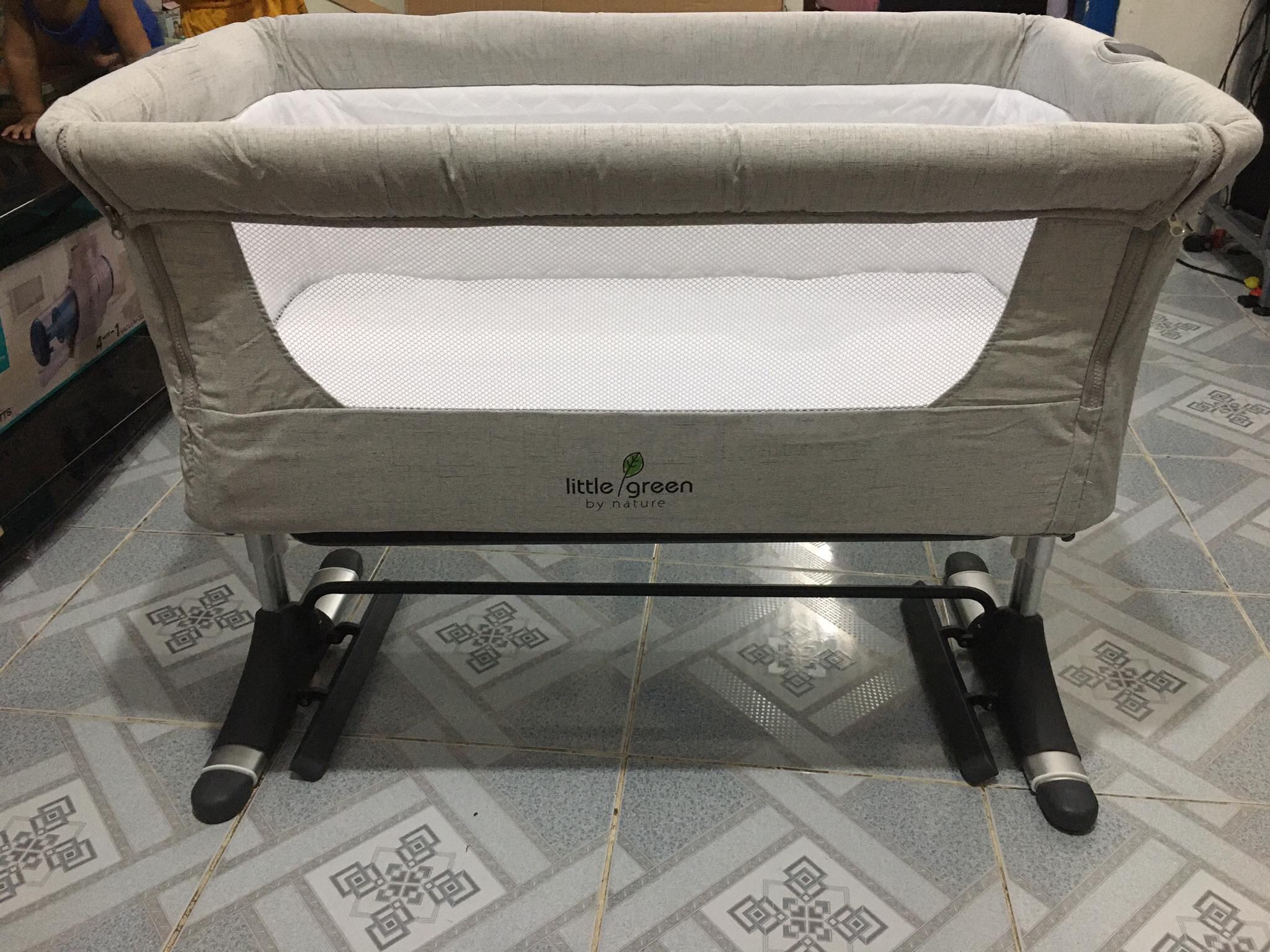 little green baby mini bed