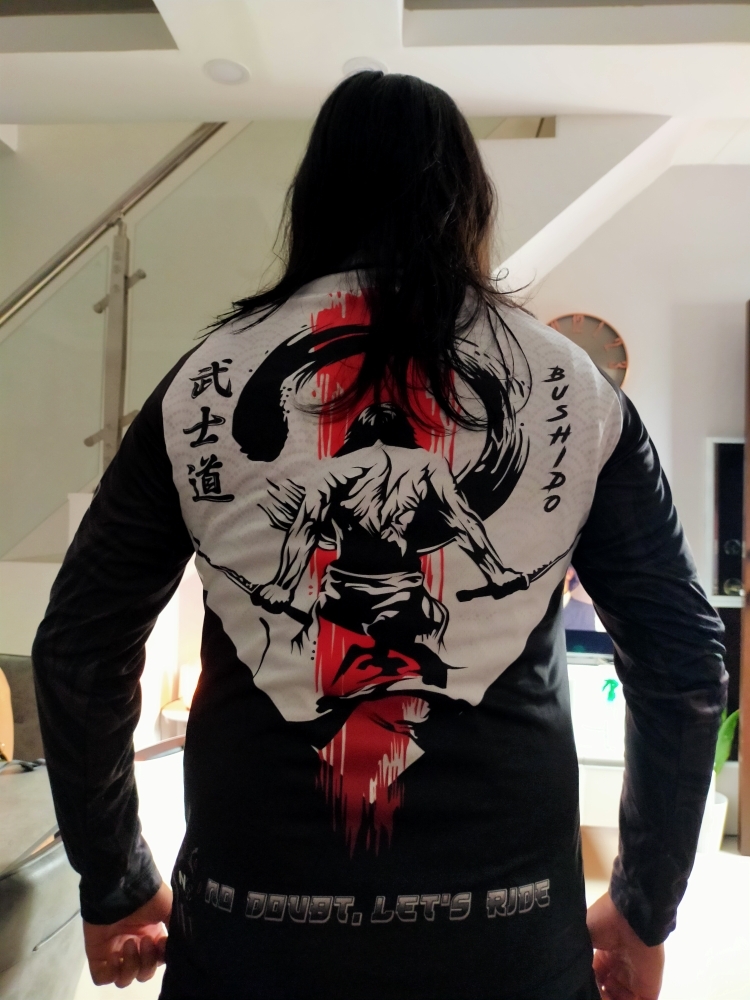 NO DREAD BY 88 DESIGNS BUSHIDO JAPANESE FULL SUBLIMATION MOTORCYCLE JERSEY